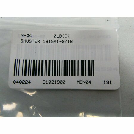 Shuster 1-9/16IN TAPER BUSHING 1615X1-9/16